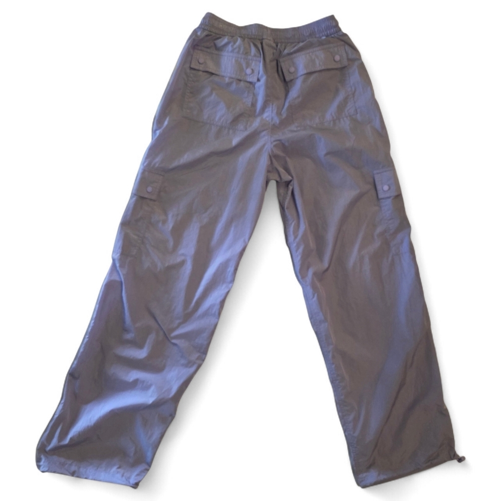 V.S. Windbreaker Parachute Pants Tractr LILAC Cargo Pants Adjustable Hem By PINK